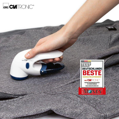 Rruajtëse rrobash Clatronic TC 3759, kaltër / bardhë