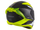 Helmetë moto CASSIDA Aero Drome 2026, full face, e zezë yellow fluo