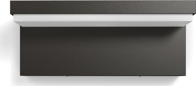 Llambë muri LED për jashtë Philips Bustan, 3.8W, me sensor lëvizje, ngjyrë antracit