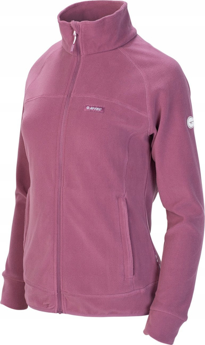 Bluzë polar për goca Hi-Tec Sauli Lady, me zinxhir, masa L, rozë