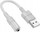 Adapter audio USB në 3.5mm Hoco Spirit LS37, 15cm, gri