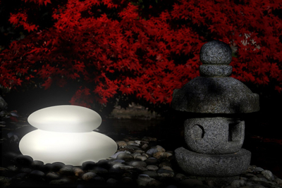 Llambë dekorative diellore LED Outdoor Shining Stone, për ambient të jashtëm, shumëngjyrëshe