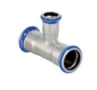 Lidhës reduktues T Geberit Mapress, 35x54 mm, çelik inox