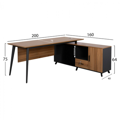 Tavolinë këndore për Tavolinë Lux HM2126