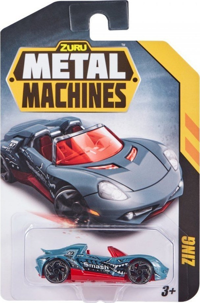 Set makina lodër Zuru Metal Machines Series 2, 24 copë, metalike, shumëngjyrëshe