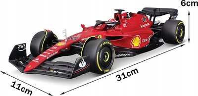 Maketi diecast Bburago Ferrari F1-75 1/18, Formula 1 2022, i kuq