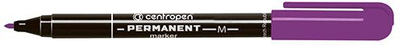 Marker permanent Centropen 2846, majë e rrumbullakët 1 mm, vjollcë