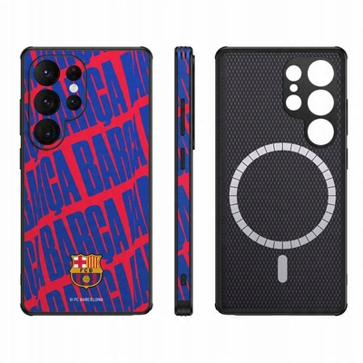 Mbulesë magnetike telefoni OCPC FCB Mag, për Samsung Galaxy S25 Ultra, me suport të integrum, e zezë