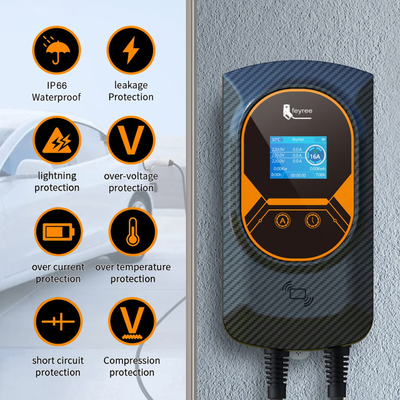 Karikues feyree për vetura elektrike 22KW, trefazorë