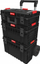 Set kuti veglash Qbrick System One 2.0 Cart Technik No.1, sistem modular, me rrota, i zi