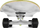 Skateboard Spokey Skalle II, ABEC7, 92A, gri