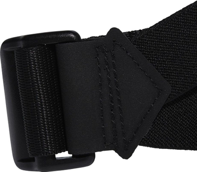 Mbajtëse shishe për vrap adidas Run Mob Holder DY5724, rrip i rregullueshëm, me reflektues, e zezë