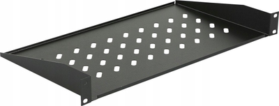 Raft për kabinet rrjeti Lanview RAS200BL, 19", metalik, i zi