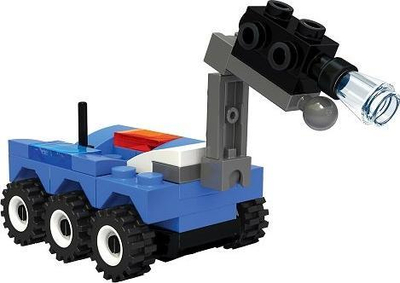 Set gurësh ndërtimi Blocki Bricks MyPolice, polici, 5+ vjeç, shumëngjyrësh