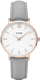 Orë dore Cluse Minuit Rose Gold White/Grey