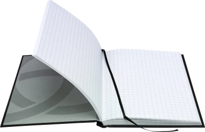 Bllok shënimesh Bantex HEL Helsinki, A4, me katrorë 7×7 mm, i zi