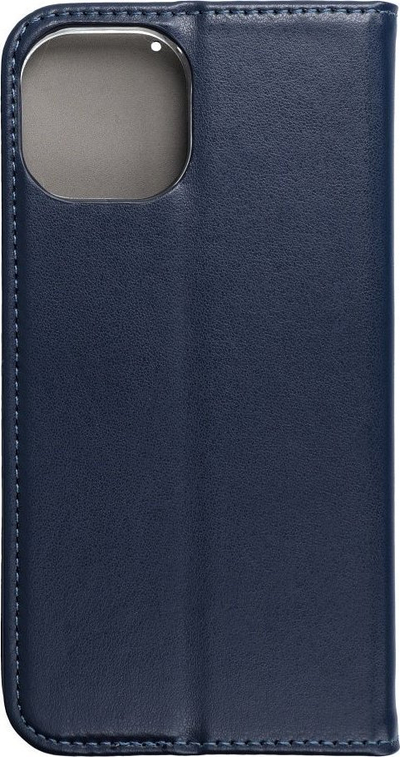 Këllëf flip Smart Magneto për iPhone 15, mbron telefonin, mbyllje me magnet, blu