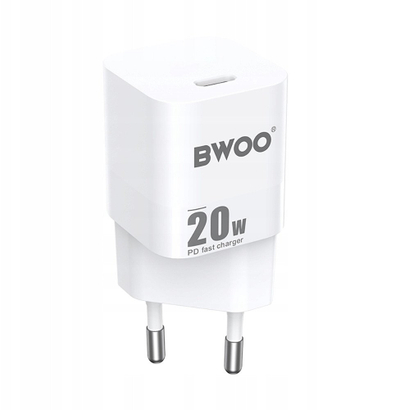 Karikues muri BWOO CDA155, 20W PD, USB-C, i bardhë