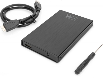 Kuti e jashtme Digitus 2.5", SATA I III, USB 3.0, e zezë