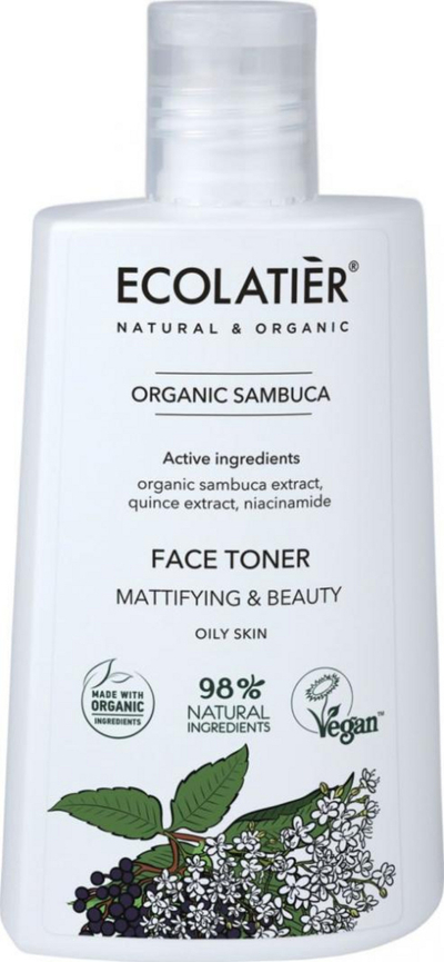Toner për fytyrë Ecolatier Organic Sambuca, 250 ml