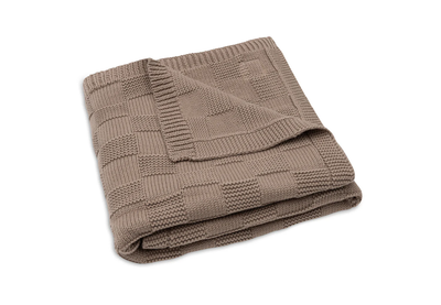 Batanije Box Knit Milky Coffee GOTS, 75x100cm, milky coffee