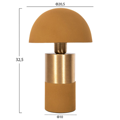 Llambë tavoline Pune Φ20,5x32,5Hcm (HM4254.10), ari