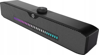 Саундбар HP DHS 4200, 6W, RGB осветлување, црна
