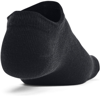 Çorape Under Armour Essential No Show, 6 palë n'bllok, sportive, të zeza