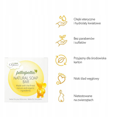 Sapun natyral Simply Gentle, për lëkurë delikate, hidratues, 100g
