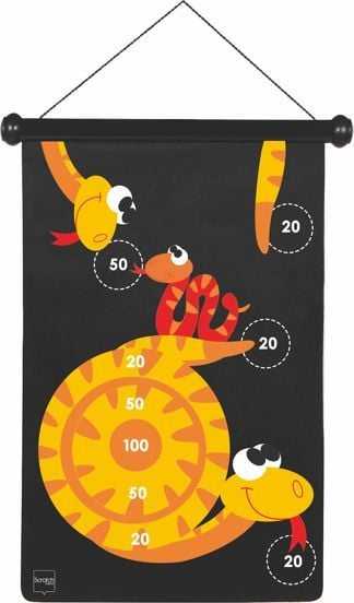 Lojë me shigjeta magnetike Carletto Dart Game Snake Large, për fëmijë