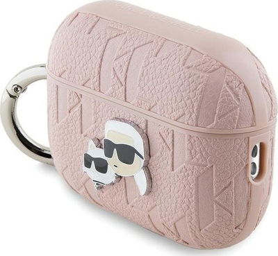 Заштитна кутија Karl Lagerfeld Monogram Karl &amp; Choupette, за AirPods Pro 2, розова