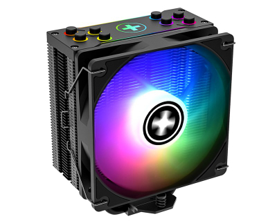 Ftohës procesori Xilence Performance A+ M704PRO.ARGB XC056, 120mm PWM, ARGB, i zi