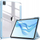Këllëf për tablet Hard Crystal, për iPad Pro 11 Gen 5 2024, me sleep wake, me qendërse (stand), blu