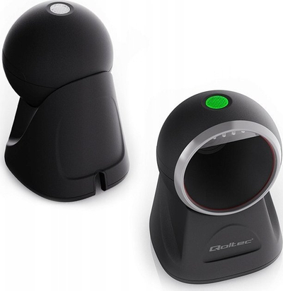 Skaner barkodi Qoltec Desktop Precision Reader, 1D edhe 2D QR, USB, i zi