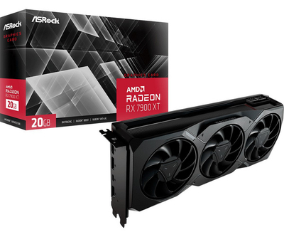 Kartë grafike ASRock AMD Radeon RX 7900 XT, 20 GB GDDR6