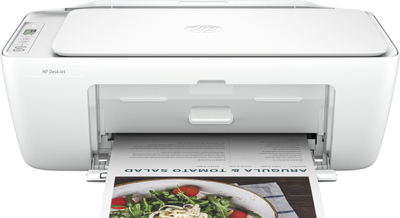 Printer multifunksional HP DeskJet 2810e, inkjet me ngjyra, wireless, i bardhë