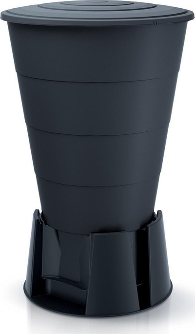 Depozitë uji Prosperplast Rainwater Tank Smooth, 210L, për ujë shiu, antracit