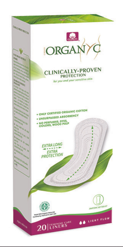Peceta higjienike Organyc Maxi Organic, 20 copë 