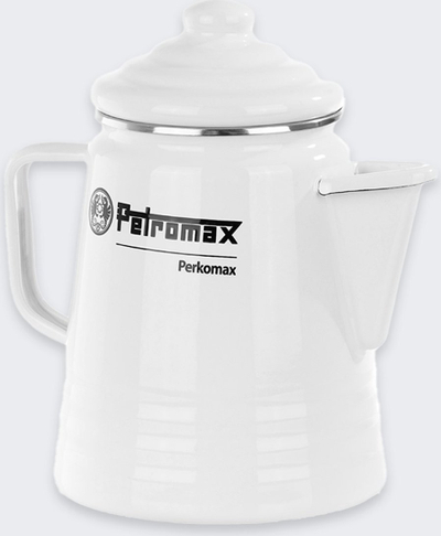 Perkolator Petromax Perkomax, 1.3L, çelik i emailuar, i bardhë