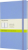 Fletore Moleskine Large Plain Hardcover, format i madh, kapak i fortë, blu Hydrangea