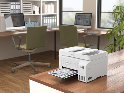 Printer multifunksional Epson L5296, Inkjet, i bardhë
