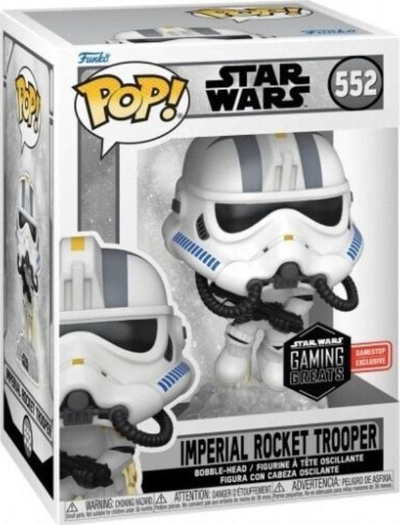 Figurë koleksionuese Funko POP Star Wars 552 Imperial Rocket Trooper, vinyl, shumëngjyrëshe