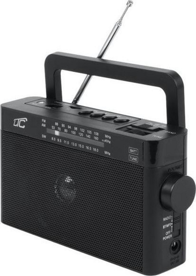 Radio portabël LTC Sona, FM AM SW, Bluetooth USB Aux, e zezë