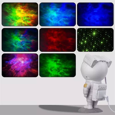 Projektor LED nate Aptel AK235A, 5W, formë astronauti, i bardhë