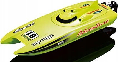 Varkë garuese Amewi Racing Catamaran Adventure, elektrike, 2.4 GHz, e gjelbër