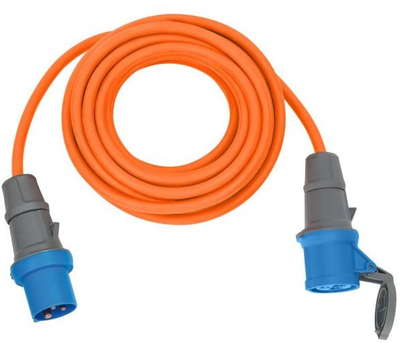 Kabllo zgjatuese CEE Brennenstuhl, 10 m, IP44, portokalli