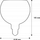 Llambë LED SEGULA Floating Globe G80 922, dekor, gold