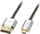 Kabllo HDMI Micro Lindy 41680, 0.5m, ngjyrë argjendi