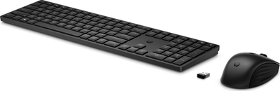 Set tastierë dhe maus HP 655, wireless 2.4 GHz, me numpad, i zi