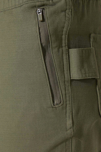 Pantallona pune Carhartt Force Relaxed Fit Ripstop për gra, përmasa Small, ngjyrë ulliri
